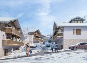 immobilier samoens-résidence de montagne enneigée