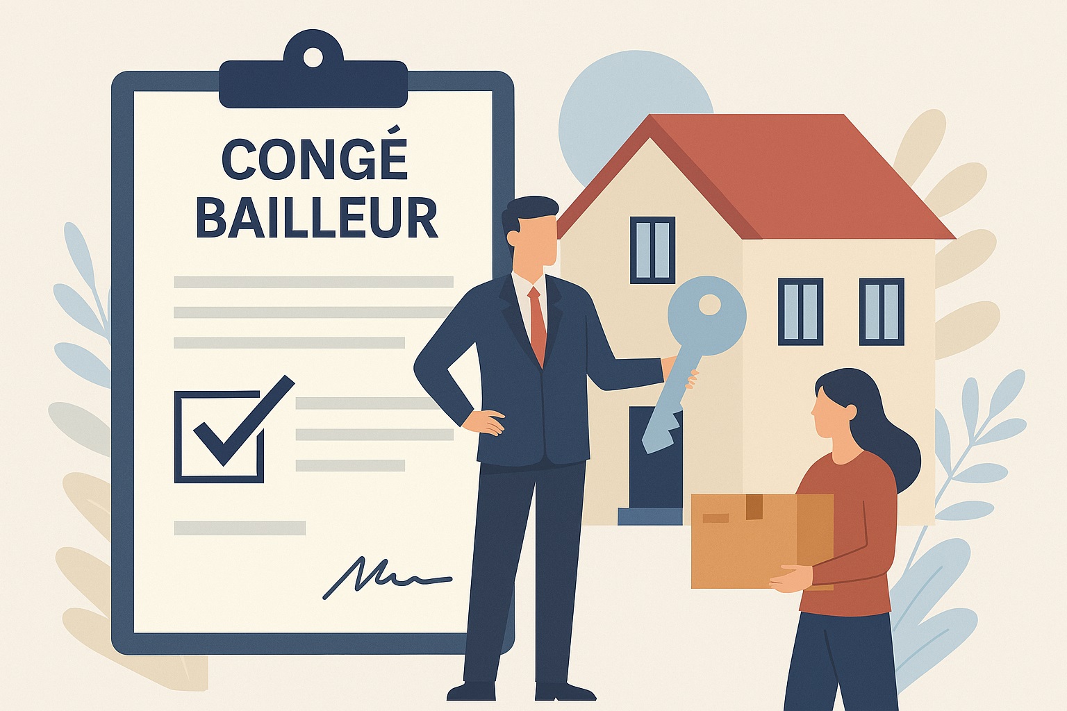 congé bailleur-illustration pour congé pour vente